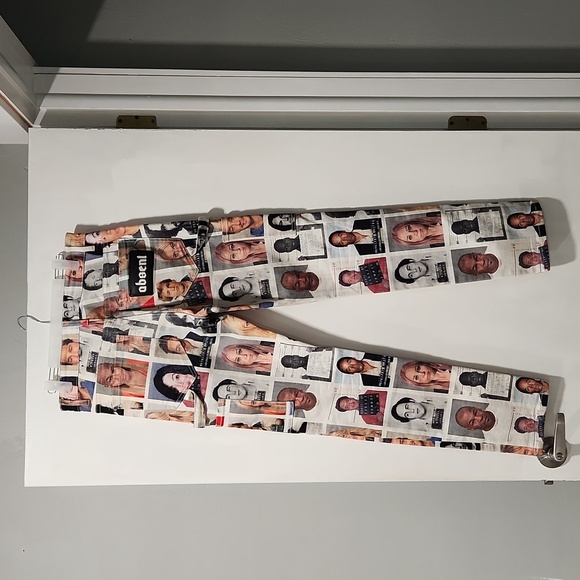 RARE Absent America's Sweethearts Mugshot Pants Jeans Size 30 Streetwear - Picture 2 of 11